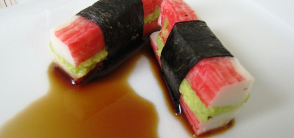 Sushi: paluszki krabowe nadziewane awokado (autor: panimisiowa ...