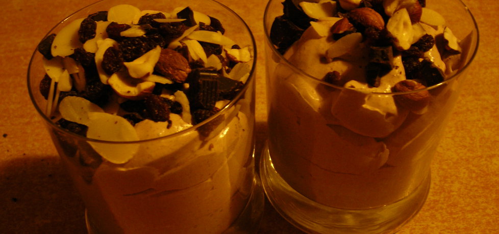 Deser czekoladowy z musem bananowym (autor: monia87 ...