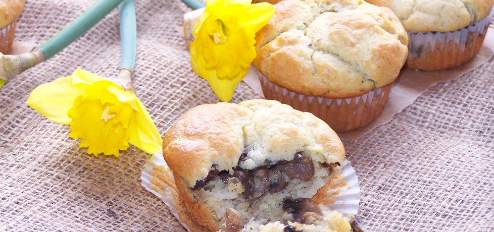 Muffiny z pieczarkami, czyli szybka przekąska na ciepło :) (autor ...