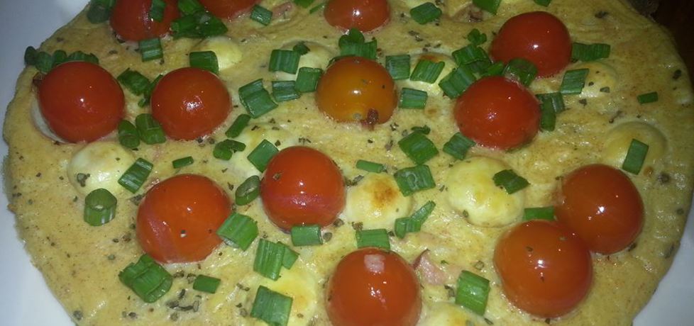 Omlet z pieczarkami i pomidorami. (autor: kasiaaaaa ...