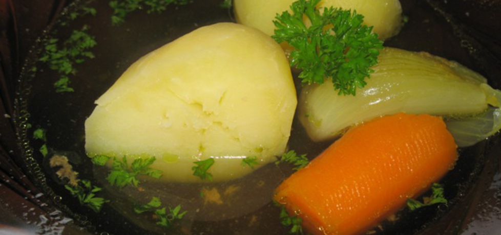 Rosół wołowy z ziemniakami (autor: anna169hosz ...