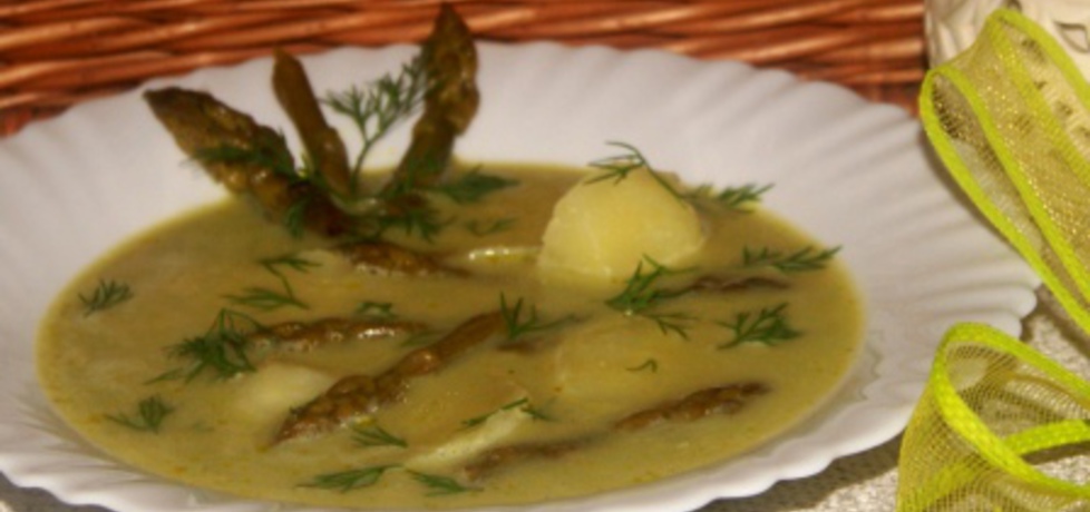 Zupa z zielonych szparagów z ziemniakami (autor: babciagramolka ...