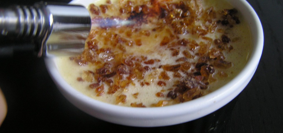 Crème brûlée ze śliwką (autor: bernadettap)