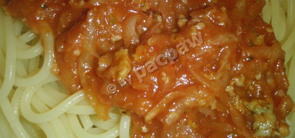 Spaghetti wieprzowo-kalarepkowe (autor: pacpaw)
