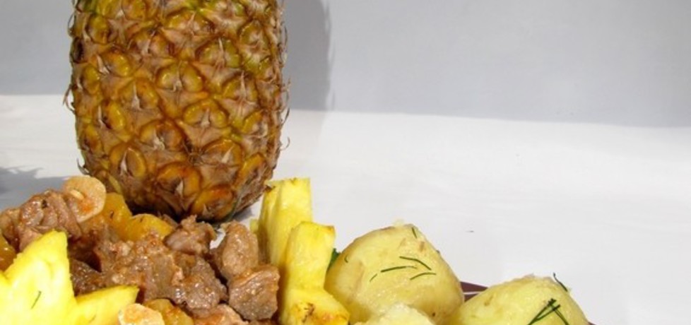 Słodko pikantna wieprzowina z ananasem (autor: luna19 ...