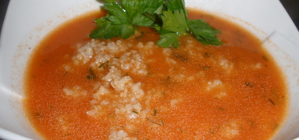 Zupa pomidorowa z kaszą (autor: iskierka.ag)