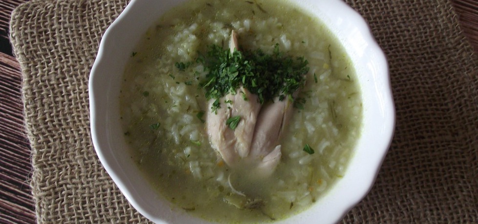Lekka zupa ogórkowo ryżowa (autor: konczi)