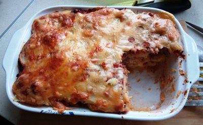 Ziemniaczane lasagne