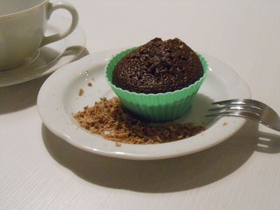 Muffinki czekoladowe z nutą orzechową