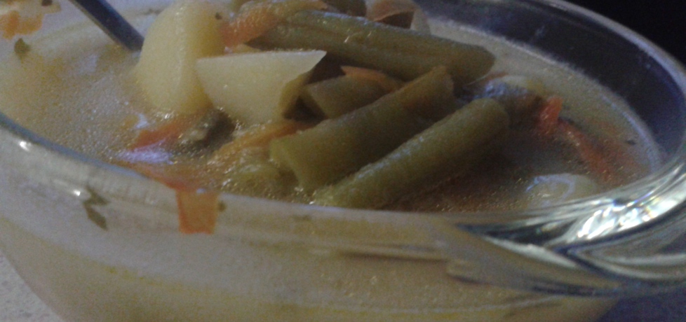 Szybka zupa z fasolką szparagową. (autor: malgorzata