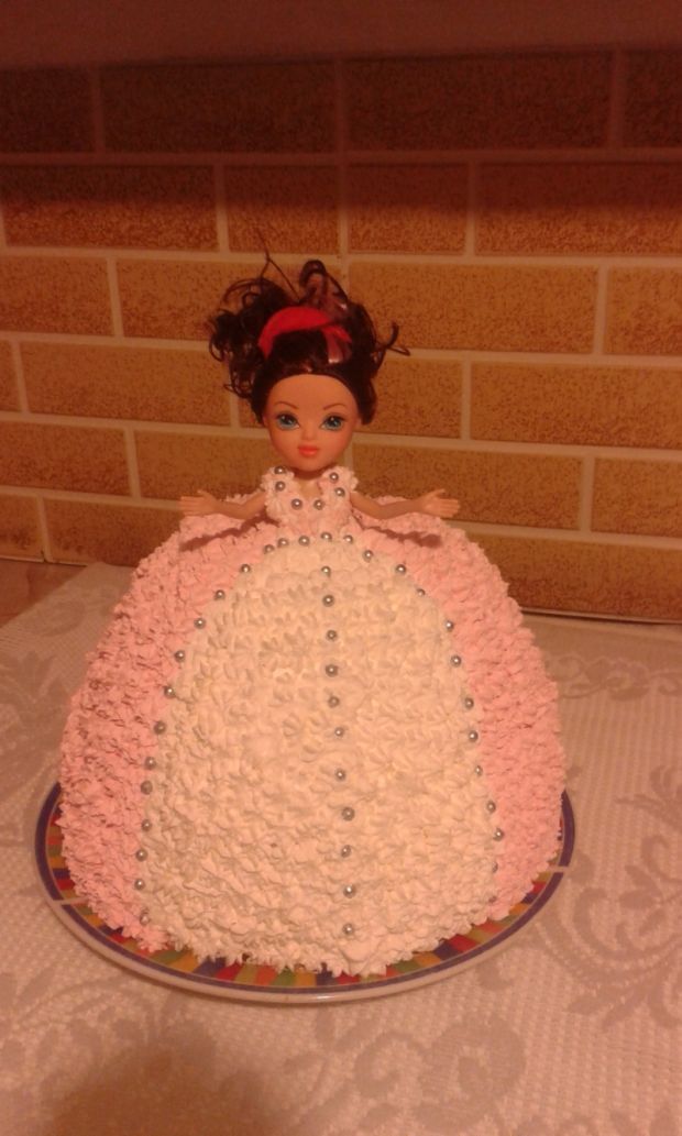 Przepis  tort lalka urodzinowy przepis