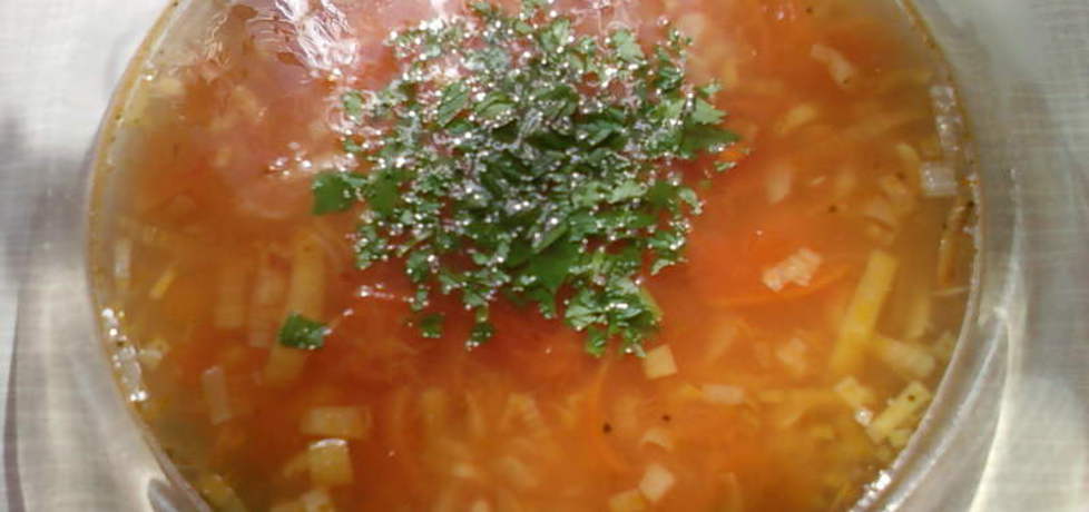 Zupa z pomidorami i porem (autor: wedith1)