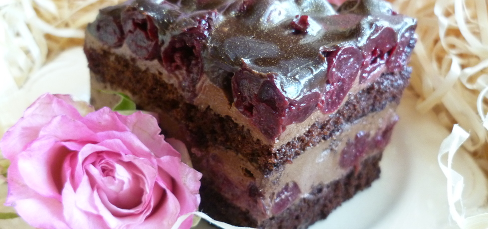 Ciasto czekoladowe z wiśniami (autor: marta-ryzek