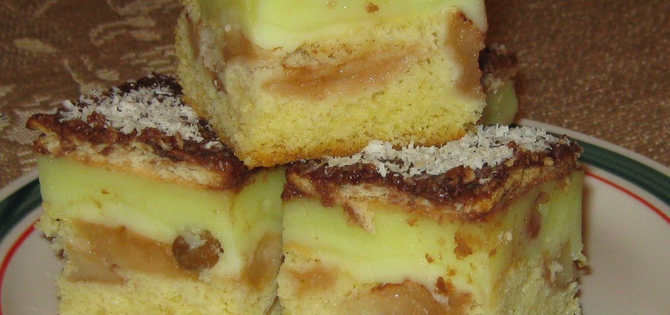 Ciasto z budyniem i jabłkami (autor: katarzynka455 ...