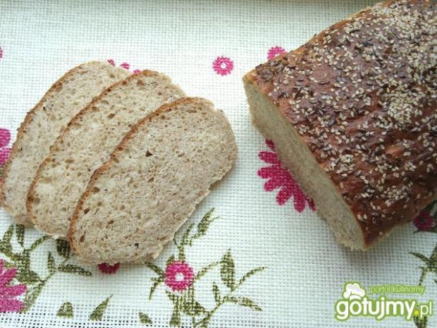 Przepis  chleb pszenny na zakwasie (z mlekiem) przepis