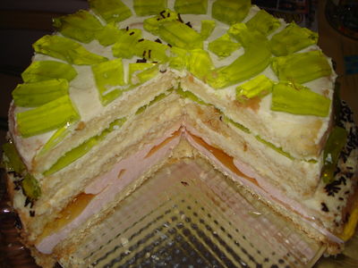Kolorowy tort