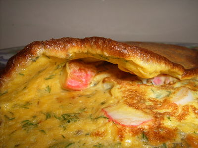 Ekspresowy omlet z surimi