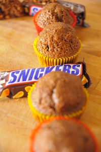 Babeczki snickers