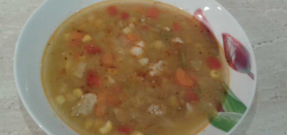 Zupa gulaszowa z kukurydzą (autor: krycha65)