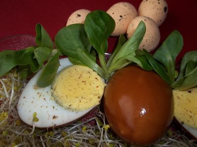 Jajka w marynacie z octem balsamicznym