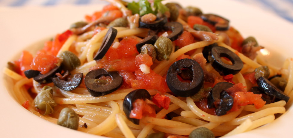 Spaghetti alla puttanesca (autor: iwonadd)