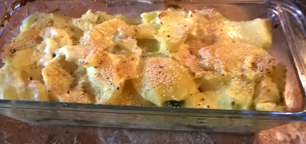 Ziemniaki zapiekane ze szpinakiem i amarantusem (autor: agi0911 ...