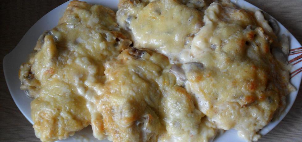 Kurczak z pieczarkami zapiekany z serem (autor: lukoszek88 ...