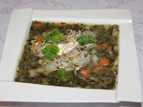 Przepis  zupa szczawiowa z białą kiełbasą przepis