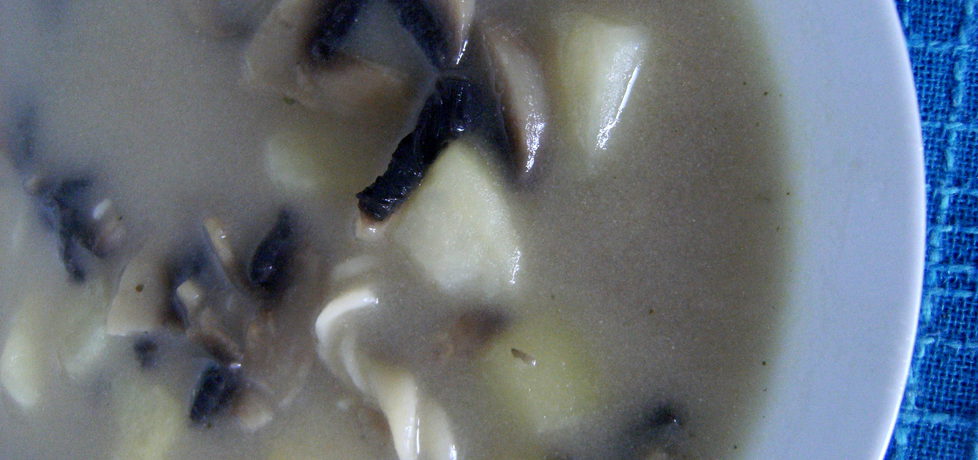 Zupa pieczarkowa z makaronem i ziemniakmi (autor: djkatee ...