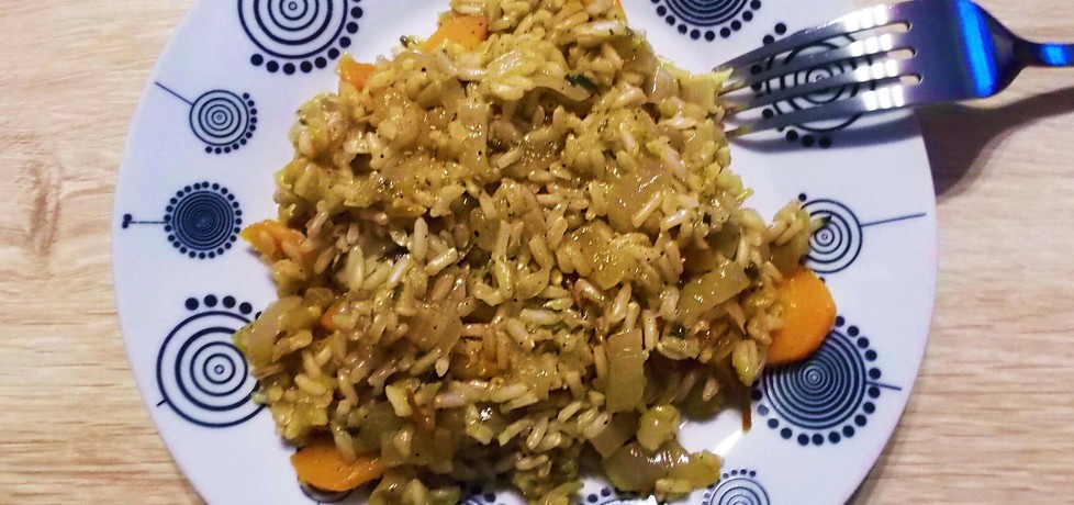 Warzywny obiad z ryżem brązowym (autor: agak)