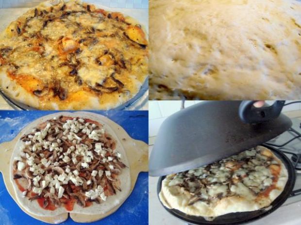 Pizza z pieczarkami przepis