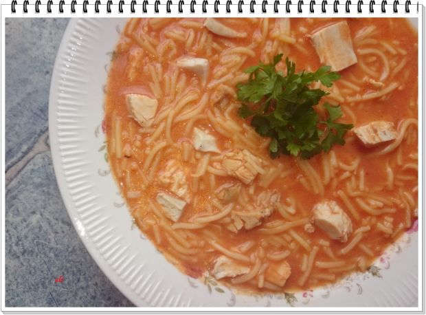 Przepis  zupa pomidorowa eli z makaronem przepis