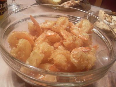 Krewetki w tempurze z sosem majonezowo