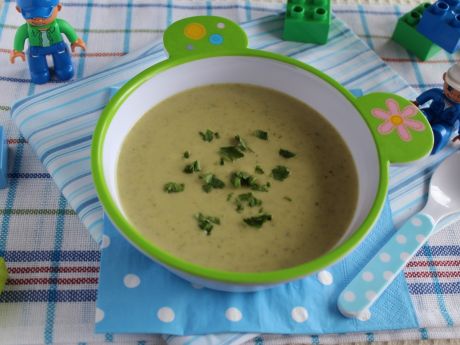 Przepis  kremowa zupa z cukinii dla maluchów przepis