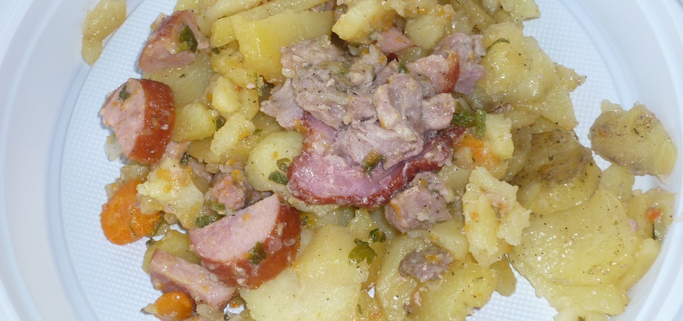Ziemniaki z ogniska pieczone z karkówką (autor: wafelek2601 ...