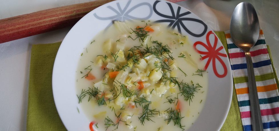 Zupa z młodej kapusty z rabarbarem (autor: alexm)