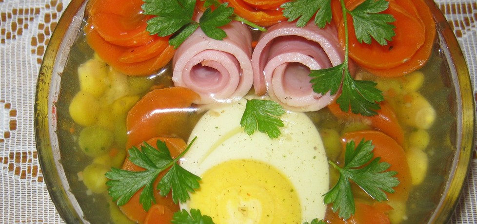 Jajko z warzywami w galarecie (autor: katarzynka455 ...