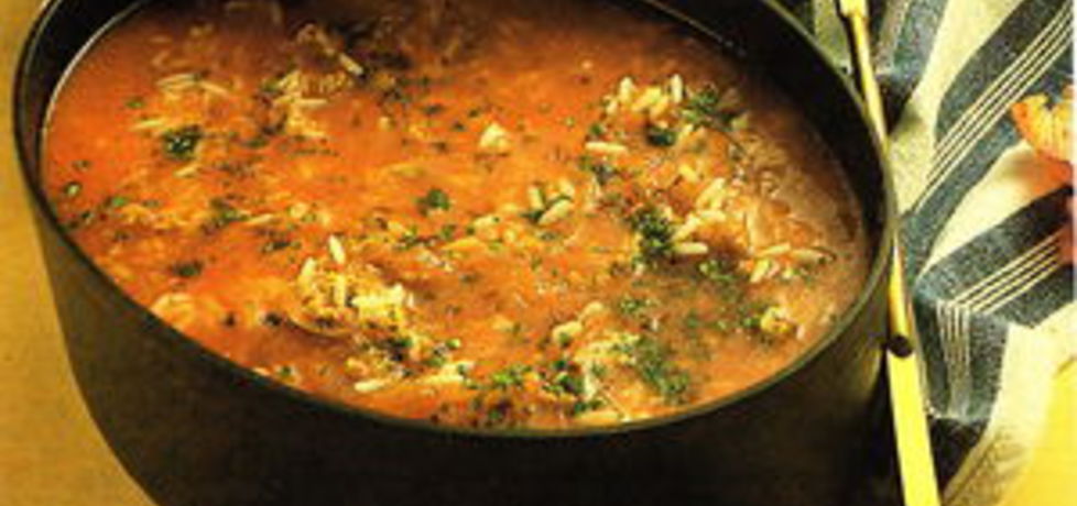 Pomidorowa zupa  krem z ryżem (autor: arlanna)