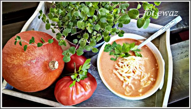 Przepis  zupa pomidorowo  dyniowa przepis