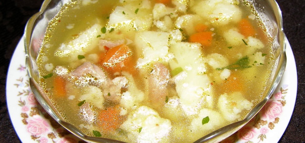 Kalafiorowo-jarzynowa zupa na pikantnie... (autor: w-mojej