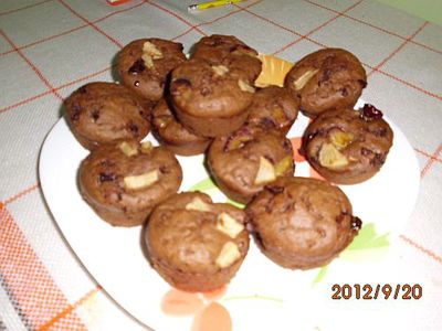 Mufinki czekoladowe