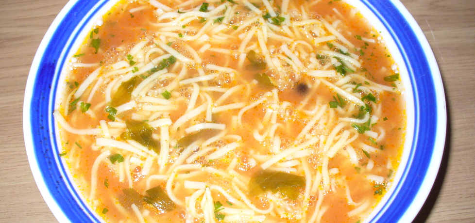 Zupa pomidorowa z dodatkiem makaronu (autor: franciszek ...