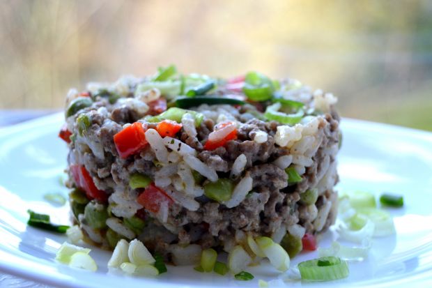 Przepis  ryż z wołowiną i warzywami przepis