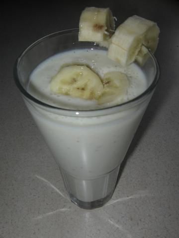 Przepis  napój mleczno-bananowy przepis
