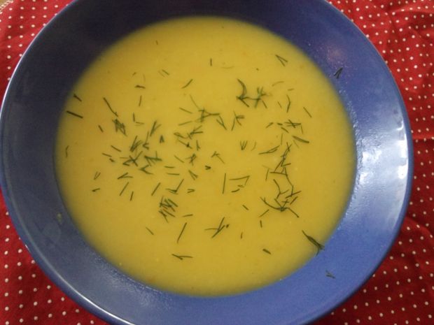Przepis  zupa z żółtej cukinii z marchewką przepis