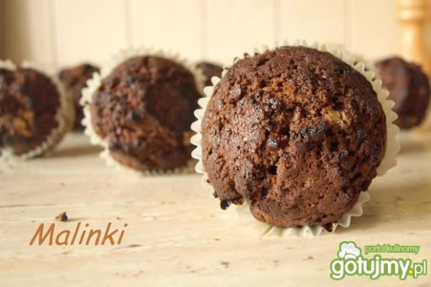 Przepis  muffinki mocno czekoladowe przepis