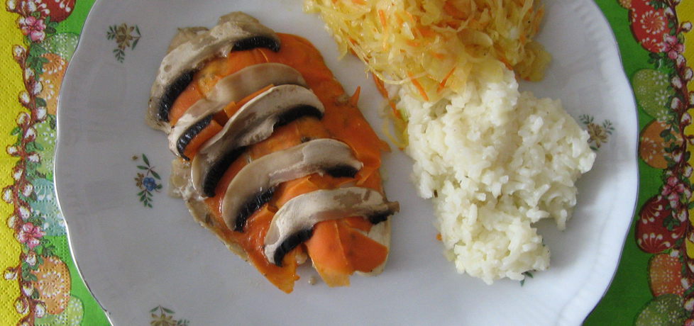 Ryba pieczona z warzywami (autor: reniakawa)