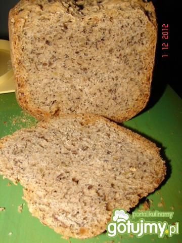 Przepis  chleb z wypiekacza z dodatkami przepis