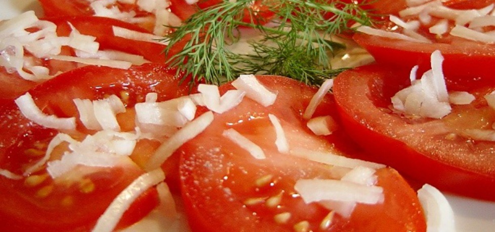 Szybka sałatka z pomidorów (autor: panimisiowa)