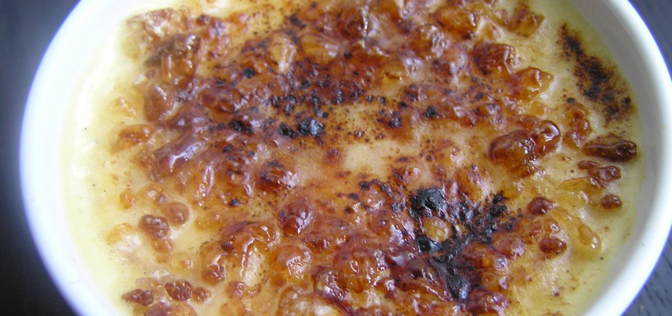 Crème brûlée z migdałami (autor: bernadettap)